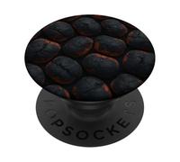 Glowing Charcoal Briquettes for Grillmasters and Smokers PopSockets PopGrip Adhésif