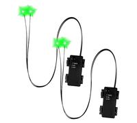 Glowing Eyes Halloween, Light Up Eye with Timer, LED Red Props, Creepy Skull Lights for Skeletons, Pumpkins, Tombstones, Indoor Outdoor Spooky Decorations for Haunted House Parties