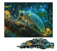 Glowing Insect Macro Puzzle en Bois 300 pièces, Cadeau Loisir | Une activité sans écran autour de la table - un montage clair zone par zone seul ou à plusieurs.