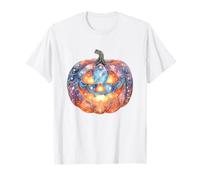 Glowing Jack O Lantern Pumpkin Light Halloween T-Shirt