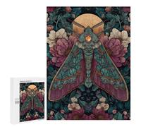 Glowing Moth with Gemstone Wings Puzzle 1000 Pièces Educa Jouet en Bois Cadeau Unique Décoration Intérieure Jeu Éducatif Challenge Toy Adultes Et Enfants À Partir De 14 Ans 500 PCS