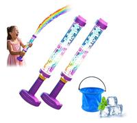Glowing Rainbow LED Water Blaster, Firework Water Gun for Kids & Adults, High Capacity Squirt Toy for Summer Pool Parties, Beach & Backyard Outdoor Games (2)