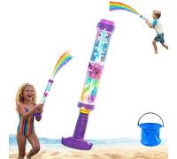 Glowing Rainbow LED Water Blaster, Rainbow Water Gun, Firework Water Spray Gun with Lights, Summer Fun That Pops Like Magic, Glowing Rainbow Water Blaster (1 PC)