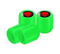 Glowing Tire Caps | Universal Stem Covers | Easy to Install Tire Caps for Cars, Trucks, SUVs, Bicycles, and Motorcycles of ABS Material, So It is, Sturdy, Wear-