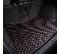 GLOWINGGOLD Cuir Tapis Coffre sur Mesure Voiture pour Porsche Panamera 2009-2016, ImerméAbles Antidérapant Anti-salissures Trunk Cargaison Tapis de Protection(Normal,Black-Red)