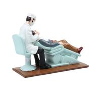 Glowki Ornement de Bureau Dentiste - Objet de Collection pour hygiéniste Dentaire - Cadeau de Remise de diplôme/Retraite - Objet de Collection Amusant pour cabinets dentaires et dentistes Blanc