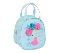 Glowlab Kids Cute Doll - Trousse isotherme en tissu recyclable, adaptable à la voiture, idéale pour les enfants, confortable et polyvalente, qualité et résistance, 19 x 14 x 22 cm, couleur bleu clair,