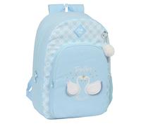 Glowlab M876 Magic Flow - Sac à dos scolaire adaptable au chariot idéal pour enfants de différents âges, confortable et polyvalent, qualité et résistance, couleur beige, unisexe (lot de 1), bleu