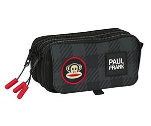Glowlab Sac de Transport Triple Paul Frank Campers Noir (21,5 x 10 x 8 cm)