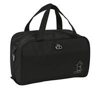 Glowlab Trousse de Toilette Mickey Mouse Clubhouse Noir (31 x 14 x 19 cm) - Sac de toilette pour le maquillage en déplacement - Noir