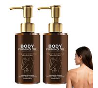 Glows Remedy Oil raffermissant la peau, huile corporelle raffermissante, huiles de massage raffermissantes pour la peau sèche et affaissée, réduit les ridules, les rides et les vergetures (2PCS)