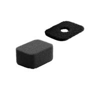 GlowSkin Bouclier anti-micros pour appareil photo lavable à 360° Design spongiforme sans couture détachable avec étui de rangement de voyage adhésif amovible