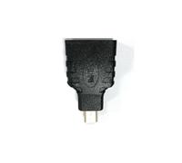 Glowster Adaptateur HDMI Femelle vers mâle, Noir, Compatible avec Les appareils vidéo pour connecter des écrans et des projecteurs.