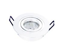 Glowster Anneau basculant rond, 2 anneaux blancs, idéal pour la décoration ou les projets d'artisanat.