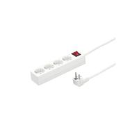 Glowster B1123637 Base IV T.SUP+T/T+CABLE+INTERRUPTEUR, adaptateur avec plusieurs sorties et protection, idéal pour connecter des appareils et assurer une utilisation sûre, Image