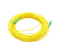 Glowster Câble fibre optique universel jaune - SC/APC vers SC/APC monomode simplex 9/125, compatible avec Orange, Movistar, Vodafone, Jazztel et tous les autres, 1 mètre