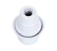 Glowster Douille E14 en bakélite blanche, autobloquante et demi-filetée, idéale pour vos projets d'éclairage, robuste et fonctionnelle, apporte style et sécurité à vos espaces.
