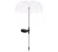 Glowster Lumière LED solaire d'ambiance pour gazon Acier inoxydable Méduse 6500 K