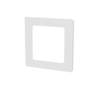 Glowster Plaque murale en plastique blanche, idéale pour les installations électriques et la décoration intérieure.