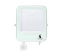 Glowster Projecteur LED avec capteur blanc 100 W