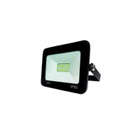 Glowster Projecteur LED ultra fin de 20 W pour l'extérieur, IP65, émet une lumière chaude à 3000 K, offrant un éclairage élégant de couleur noire, idéal pour mettre en valeur n'importe quel espace.