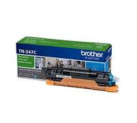 Glowster Toner Cyan Compatible TN247C, 1 500 Pages, Impression, idéal pour Graphiques et Documents colorés.