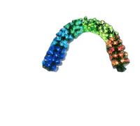 Glowster Vigne en plastique éclairée basse tension 2 m RGBY