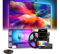Glowsync HD - Smart LED TV Backlight Strip with Real-Time Screen Sync,LED Strip Lights Sync Color Changing to Game & Music,TV Light Strip with App and Remote Control USB Powered (for 65-75 inch TVs)