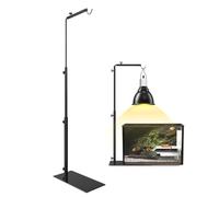 GlowUp Support de Lampe Chauffante pour Reptiles, Réglable Hauteur 40 à 93 cm, Support de Lampe pour Terrarium pour Tortues, Araignées (Sans Lampes)