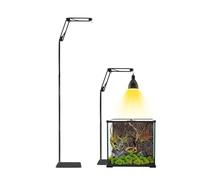 GlowUp Support de Lampe Réglable pour Reptile, Chauffant pour Aquarium Tortue, 40-140CM, Terrarium, Cages