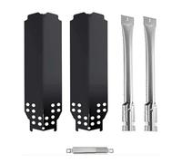 GLOWYE Pièces de rechange pour barbecue Charbroil Classic 280 2 brûleurs 463613717 463647018 463672817 463672717 G215-0203-W1 G320-0200-W1A, plaques chauffantes, brûleur, tube croisé