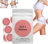 GLP-1 Patch à ingrédients naturels - Coupe-faim pour femmes, soutien énergétique et digestif, design de style patch, doux et apaisant pour les femmes, facile à utiliser (1 pièce)