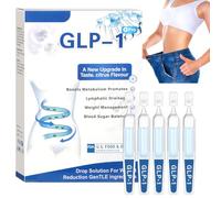 GLP-1 Perte de Poids Liquide, GLP-1 Goutte, GLP-1 avancées, Solution Orale pou Extrait de Plante Naturelle Hommes et Femmes (A)