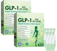 GLP-1 Solution de santé six-en-1 liquide bucco-dentaire, liquide oral GLP-1 avancé, gouttes multi-actions GLP1, favorise la digestion intestinale, raffermissant la peau et le corps pour homme et femme