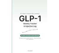 GLP-1 Weight Loss Tracker: 52-Week Undated Injection Log & Wellness Journal to Track Doses, Sites, Protein & Side Effects - for Users of Mounjaro®, Ozempic® & Wegovy®