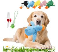 GLSAYZU Canard anti-stress : anti-anxiété de séparation et d'être seul, jouet de canard apaisant amélioré pour chien, jouet de canard qui se cogne, coussin en peluche doux pour apaiser le calme, bleu