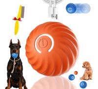 GLSAYZU Coonidball-Balle Interactive, Balle Interactive Intelligente pour Chien, Balle À Rouler Active et Amusante, Capteur de Mouvement USB Rechargeable avec LED pour Chiots (A, 1PC)