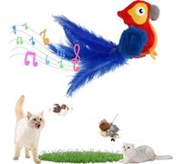 GLSAYZU Flappy Chase, Oiseau Volant pour Chat, Jouet Chat Oiseau Qui Bouge, Jouet Gazouillant Oiseau Qui Vole pour Chat, Flappychases Oiseau Jouet Chat, Oiseau pour Chat Qui Bat des Ailes (D)