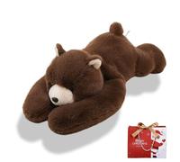 GLSAYZU Peluche Panda lestée, Pookie Le Panda, Peluche lestée Douce et câline, Coussin Anti-anxiété, Enfants et Adultes (65cm-E)