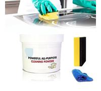 GLSAYZU Powerful Kitchen All-Purpose Powder Cleaner, Powerful All Purpose Cleaning Powder, Foam Rust Remover Kitchen All-Purpose Cleaning Powder, Ideal for Countertops, Appliances (250G)