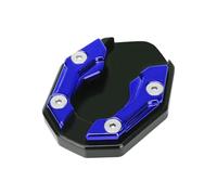 GLSDC Extension Bequille Moto pour Ducati Multistrada Enduro Pro, Aluminium Extension de Béquille Latérale Moto Antidérapant Patins Support,Blue