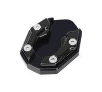 GLSDC Extension Bequille Moto pour Ducati Multistrada Enduro Pro, Aluminium Extension de Béquille Latérale Moto Antidérapant Patins Support,Black