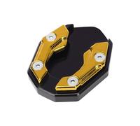 GLSDC Extension Bequille Moto pour Honda SH 300 2008-2011 2012 2013 2014 2015 2016 2017 2018 2019, Aluminium Extension de Béquille Latérale Moto Antidérapant Patins Support,Gold