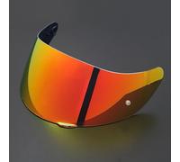 GLSDC Visière de Casque Moto pour AGV K1 K1S/K3SV/K5S, Visière Teintée Casque de Moto Protection UV Accessoires Remplacement,Normal-F Gold-Red