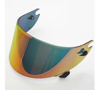 GLSDC Visière de Casque Moto pour Shark Race R Pro GP, Visière Teintée Casque de Moto Protection UV Accessoires Remplacement,Normal-A Gold Red