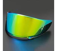 GLSDC Visière de Casque Moto pour SHOEI Z7/X14, Visière Teintée Casque de Moto Protection UV Accessoires Remplacement,Normal-E Gold Plated