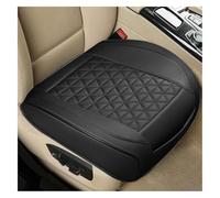 GLSOWEE Housse de siège de voiture en cuir, housse de siège avant de voiture de luxe, antidérapante, imperméable, avec poche de rangement, pour la plupart des voitures, camions, VUS (noir)