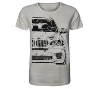 glstkrrn E70 One Life One Love T-Shirt, Regular, Unisex, Heather Grey, 3XL