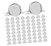 GLSTOY 100pièces Lot De Bases Vierges Pour Broches Clip Fer Accessoires De Fabrication De Bijoux Artisanaux