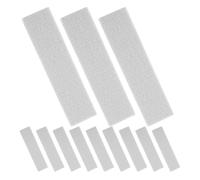 GLSTOY 12pcs Patins de Frein pour Vélo D'appartement en Fibre Synthétique et Feutre, Performance de Freinage Stable et Entraînement Silencieux pour Séances de Fitness en Salle